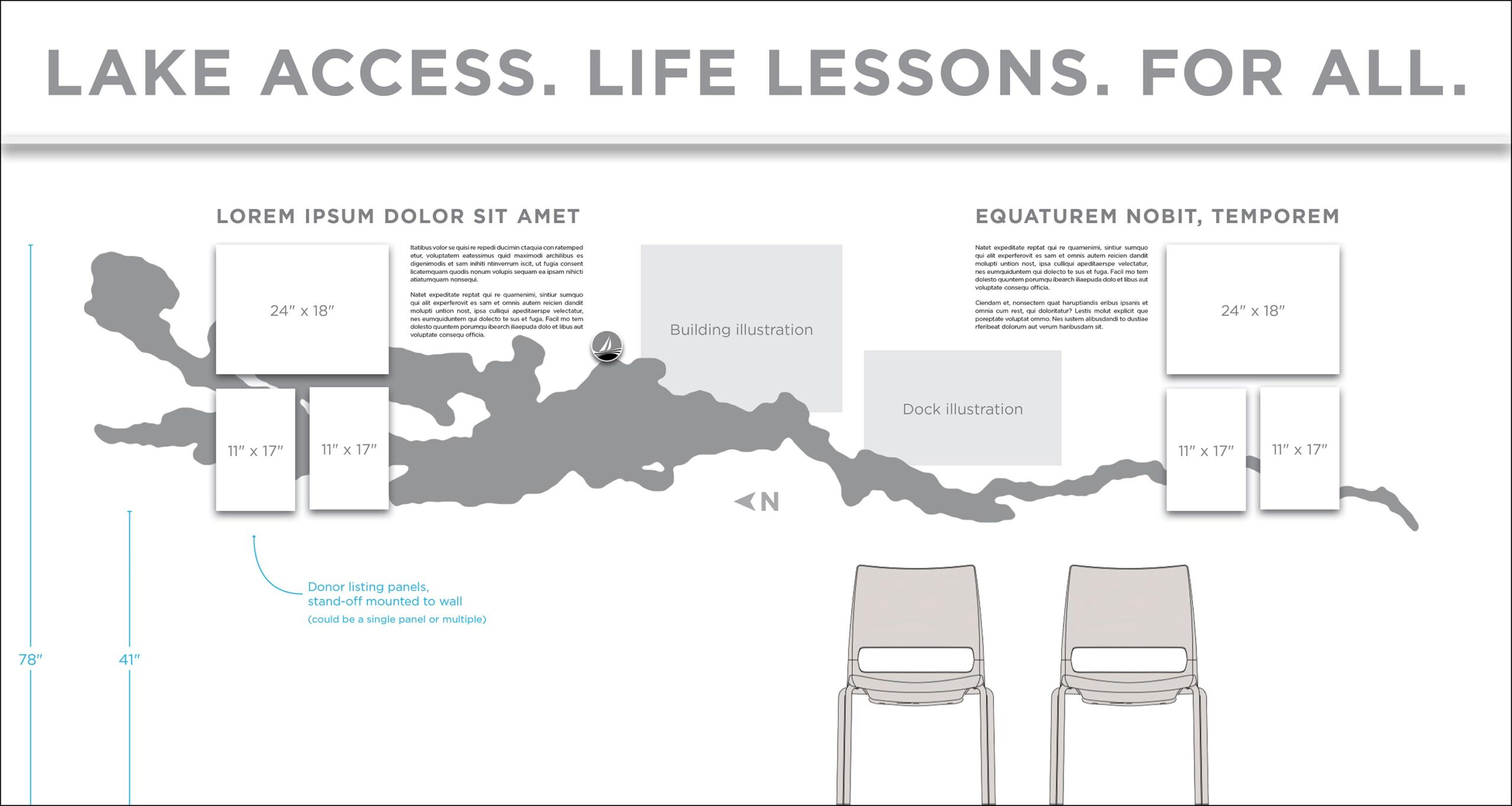 Donor Wall concept sketch