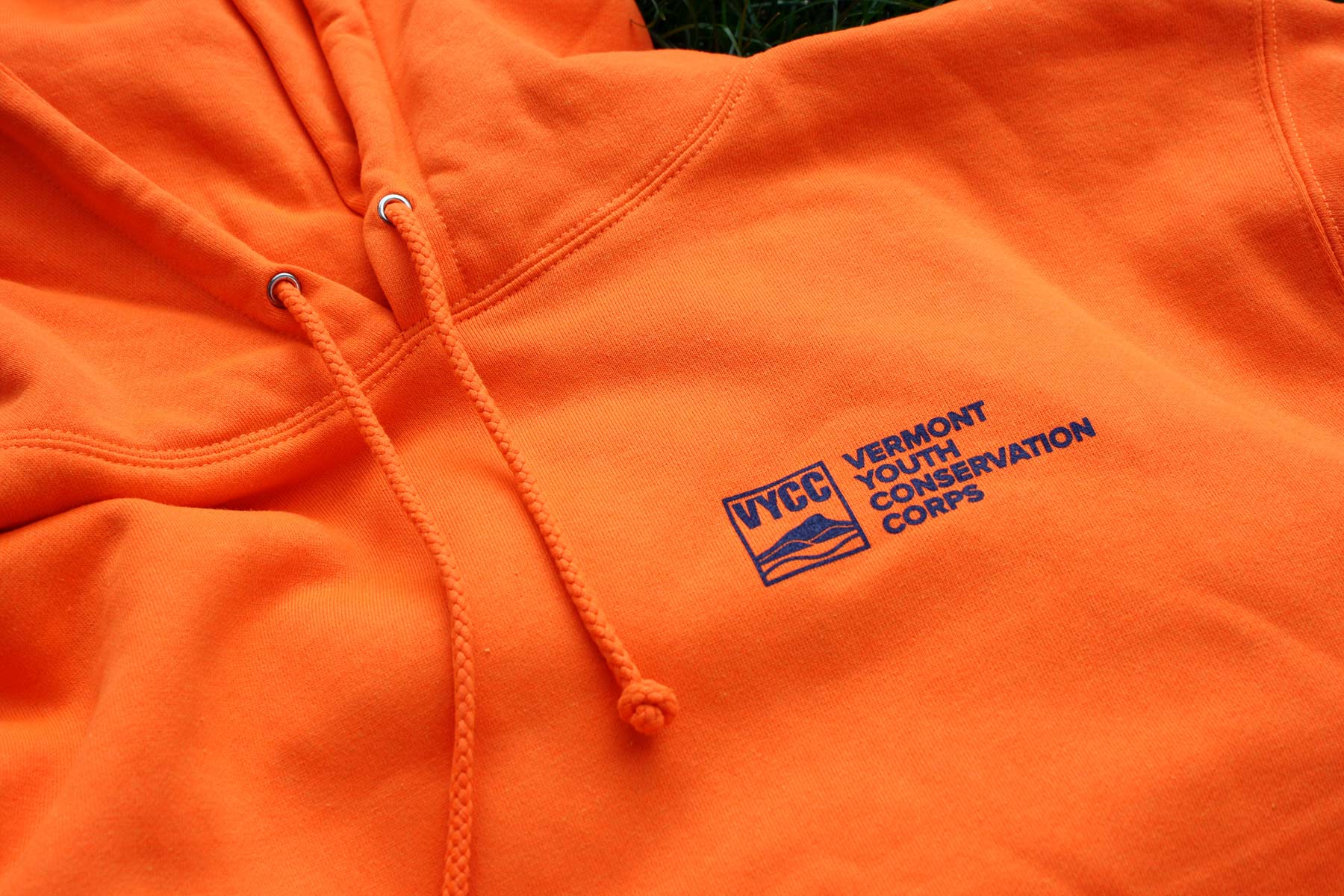 VYCC hoodie front logo print